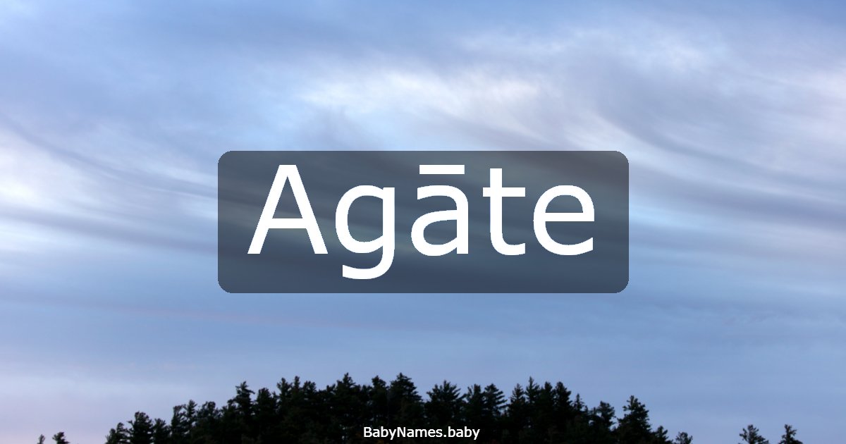 Agāte