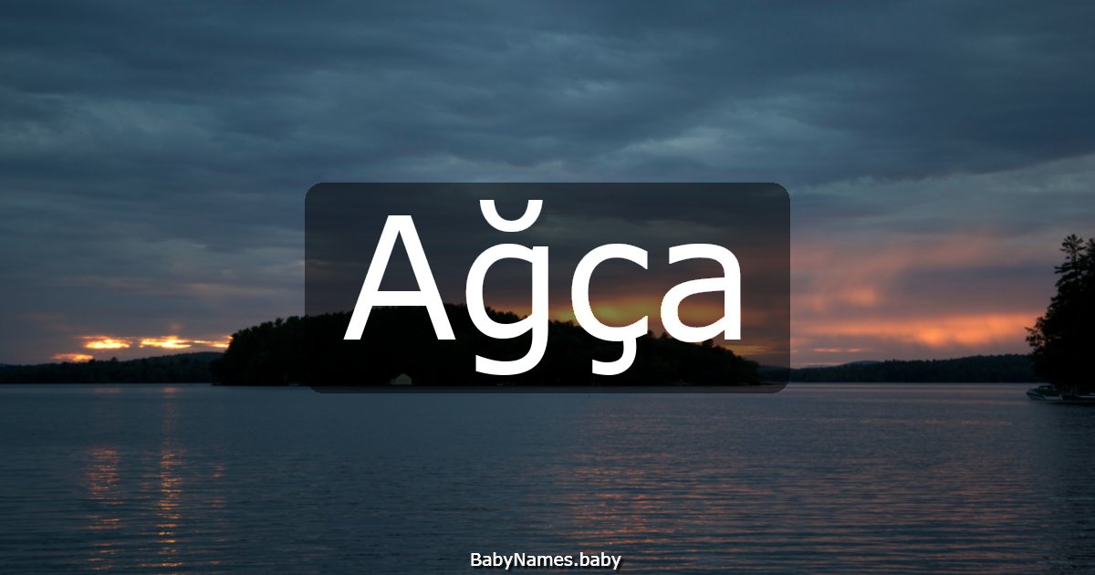 Ağça