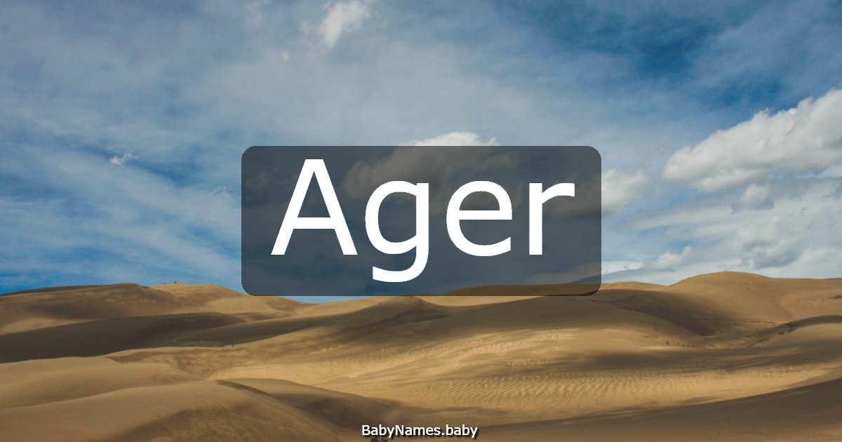 Ager