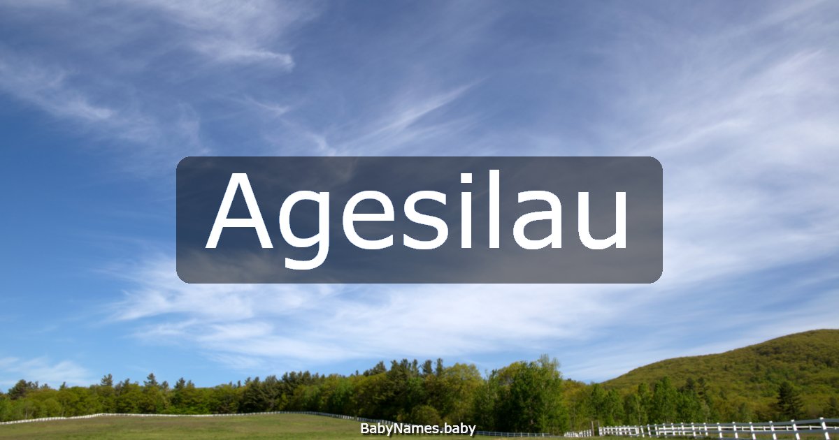 Agesilau