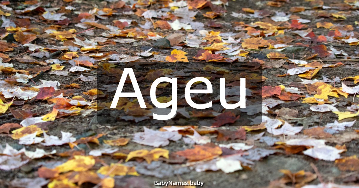 Ageu