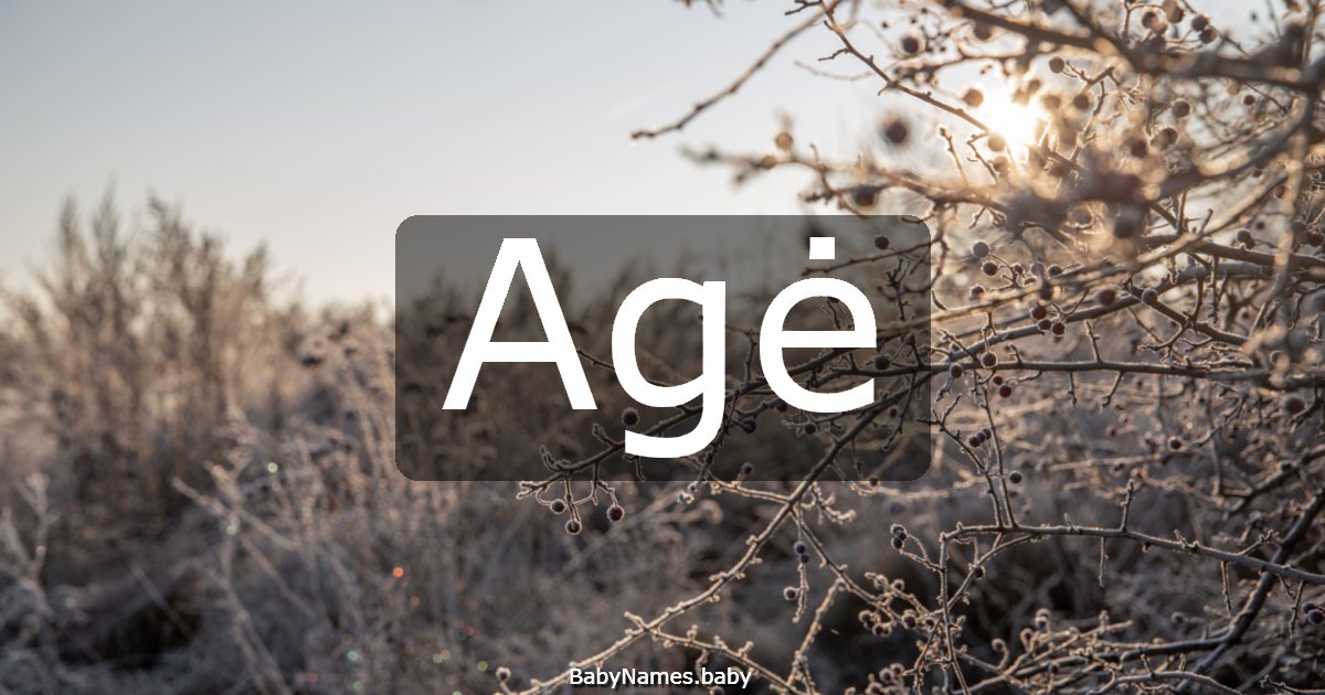 Agė