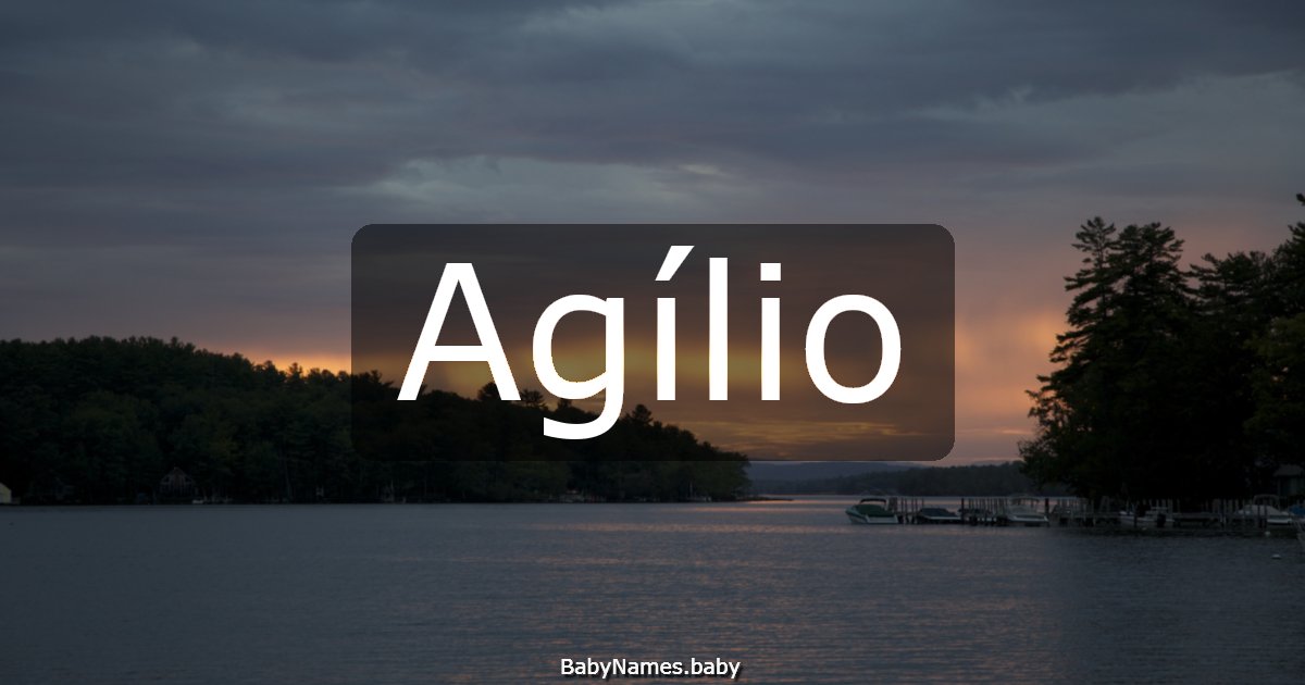 Agílio