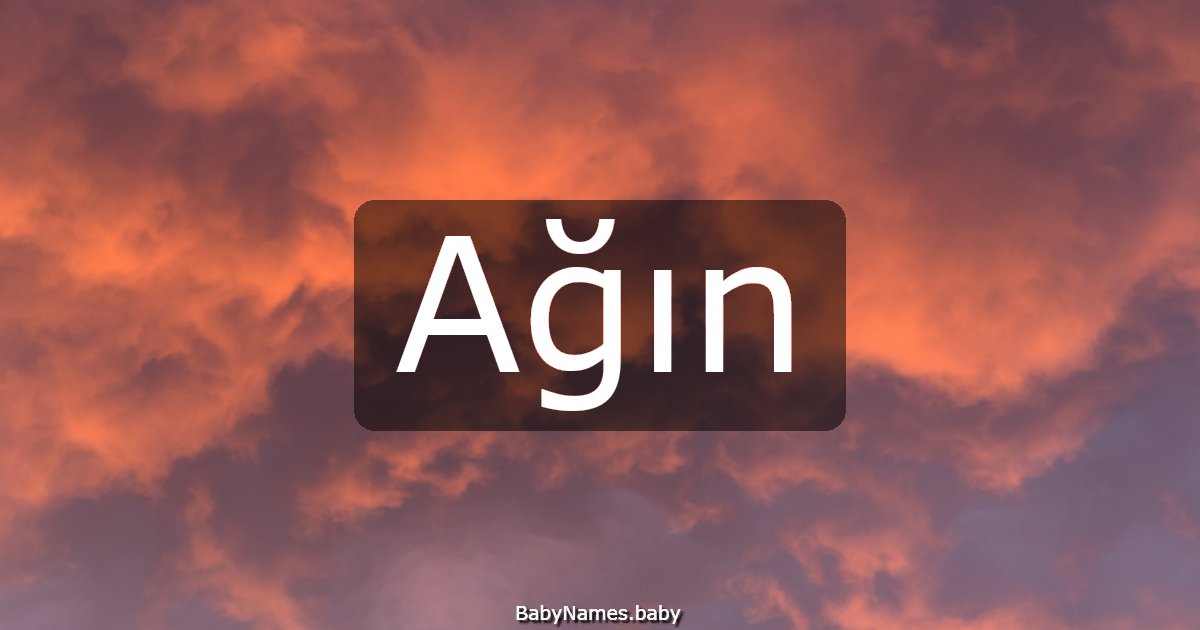 Ağın