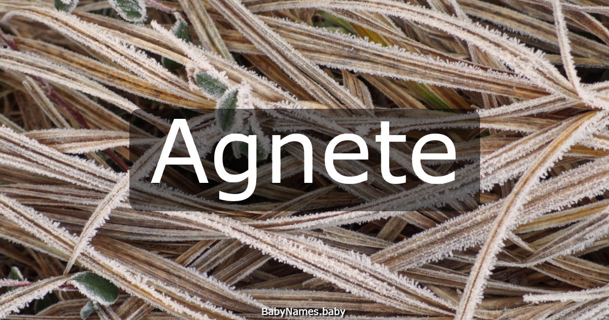 Agnete