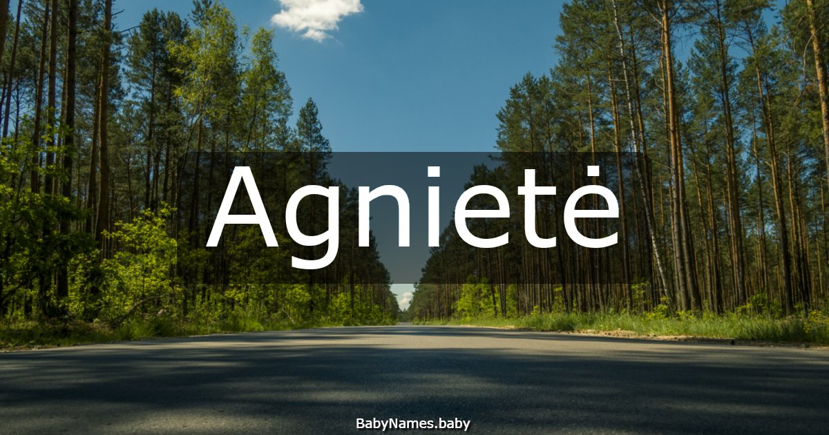 Agnietė