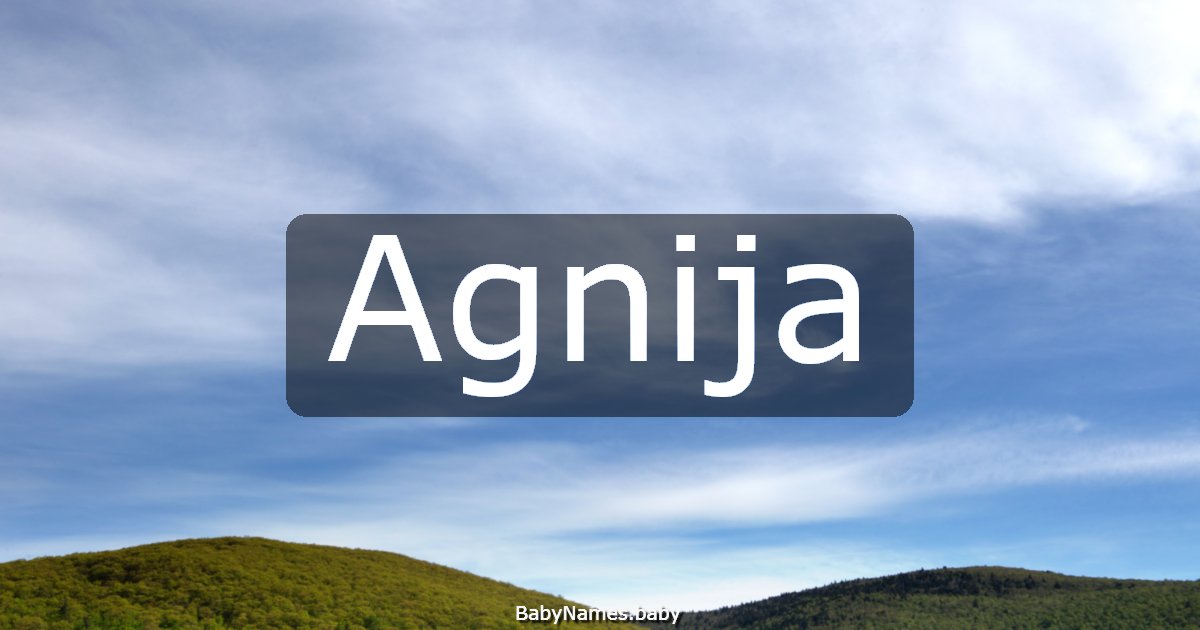 Agnija