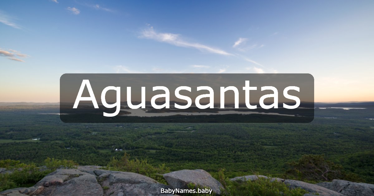 Aguasantas