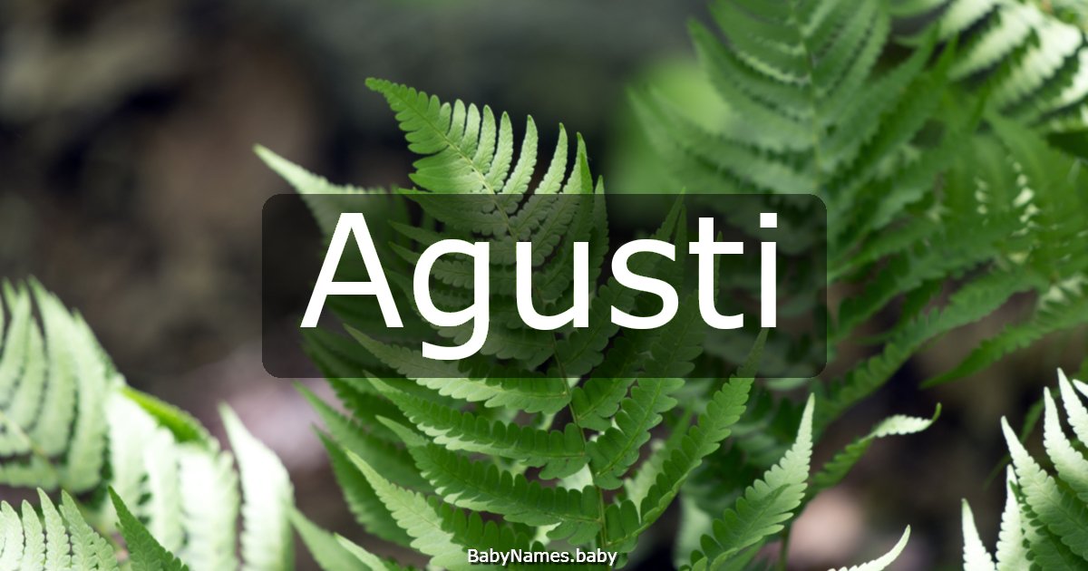 Agusti