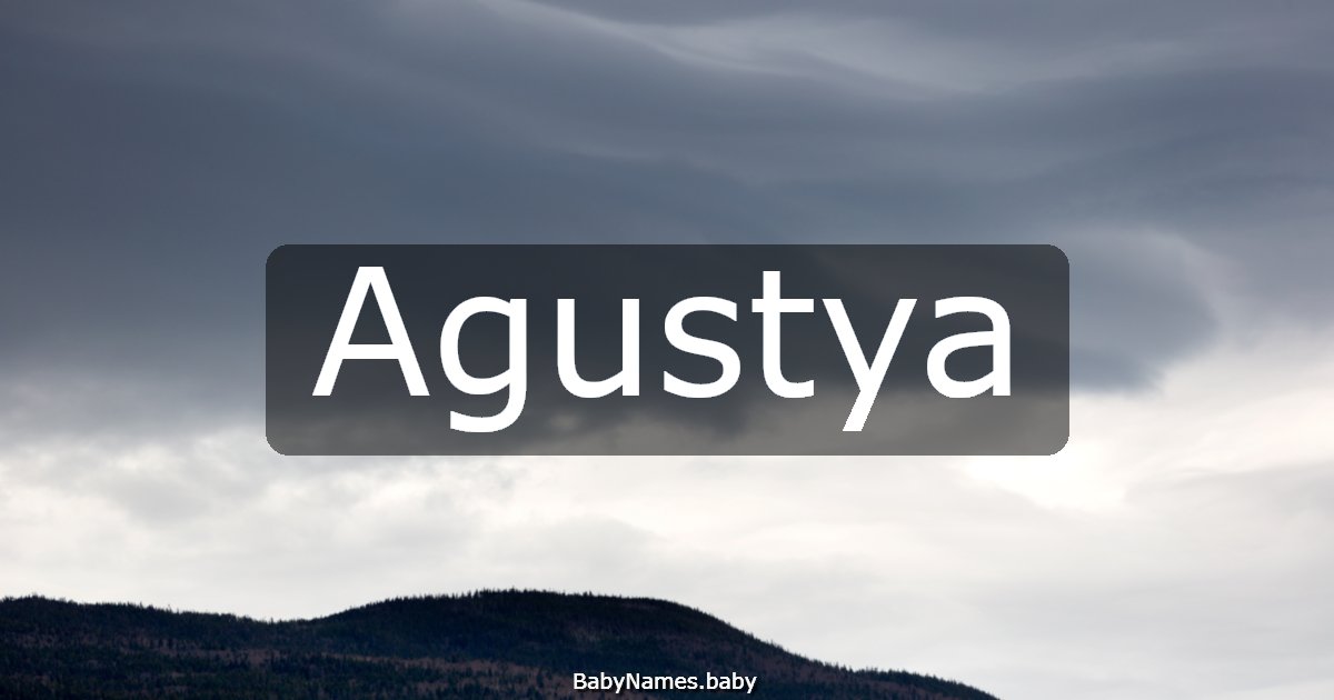 Agustya