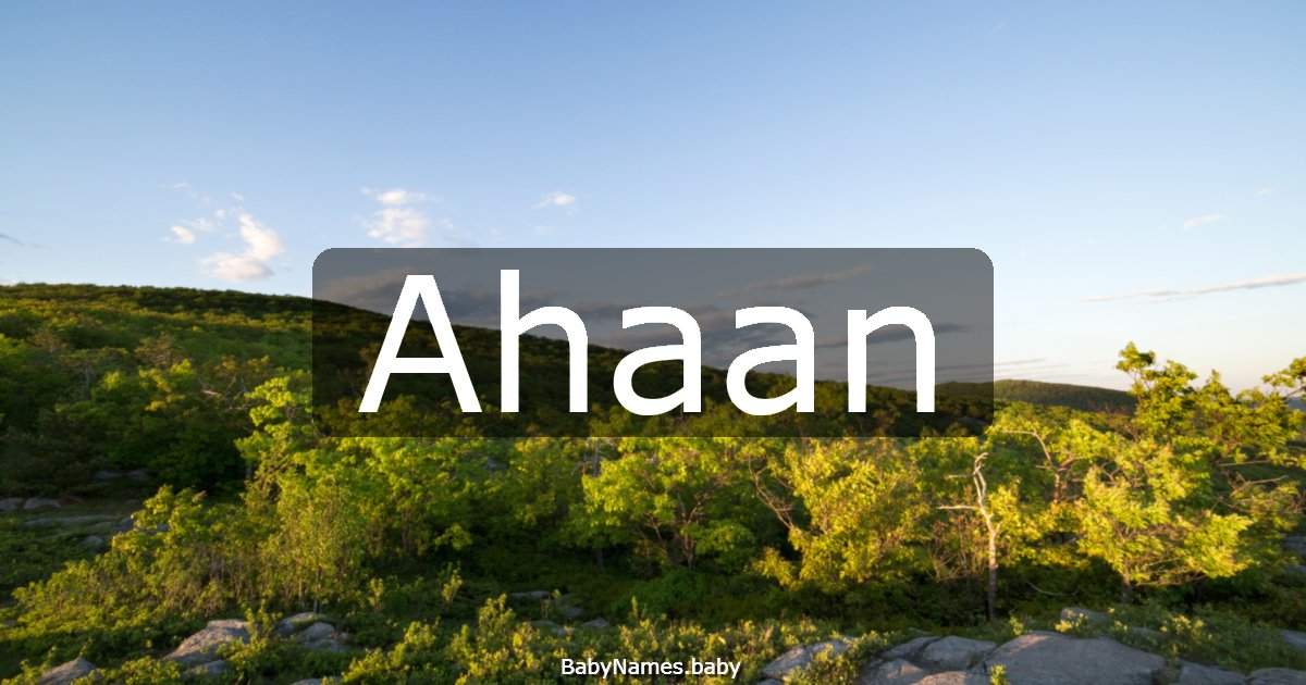 Ahaan