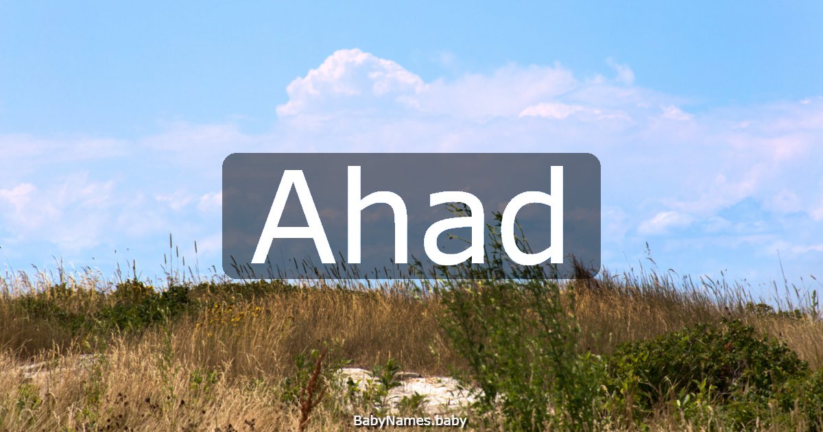 Ahad