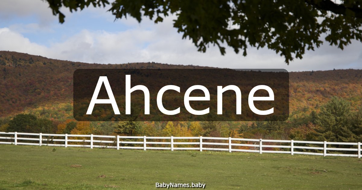 Ahcene