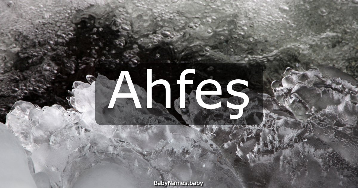 Ahfeş