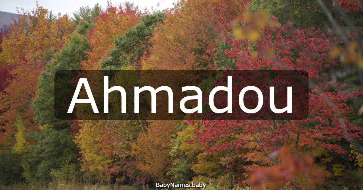 Ahmadou
