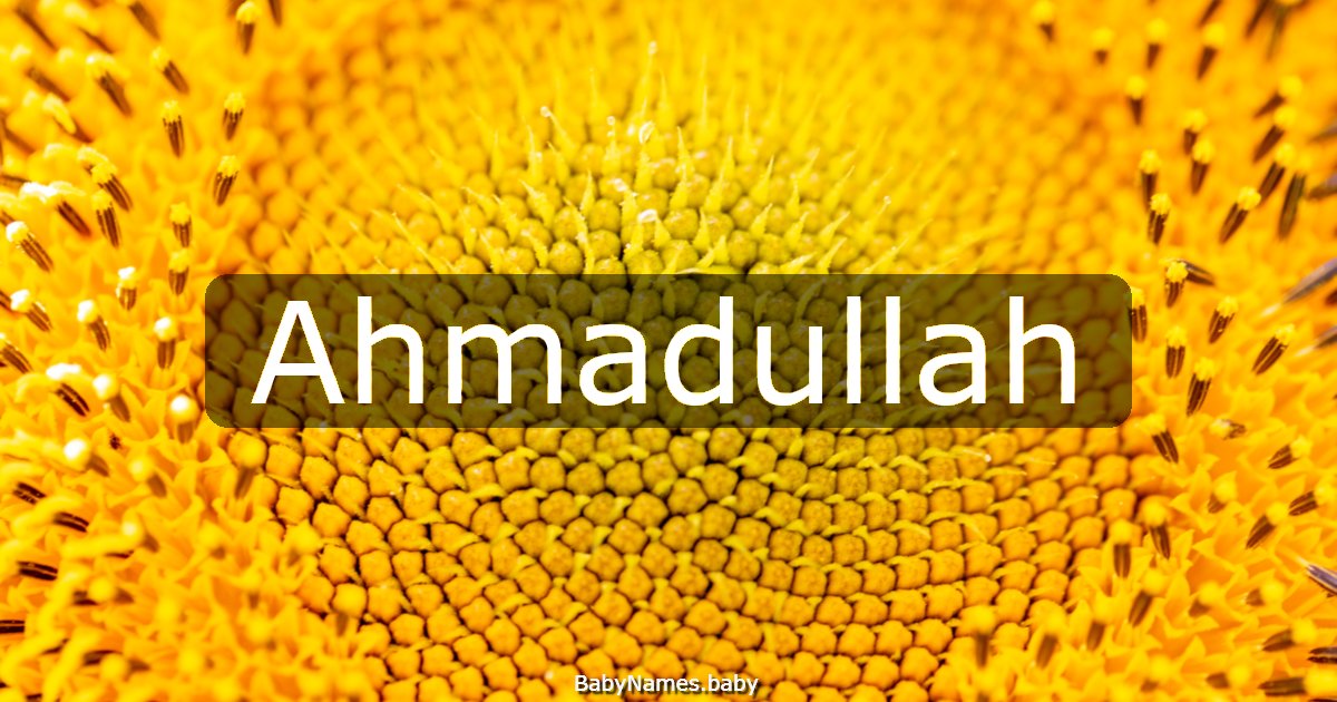 Ahmadullah