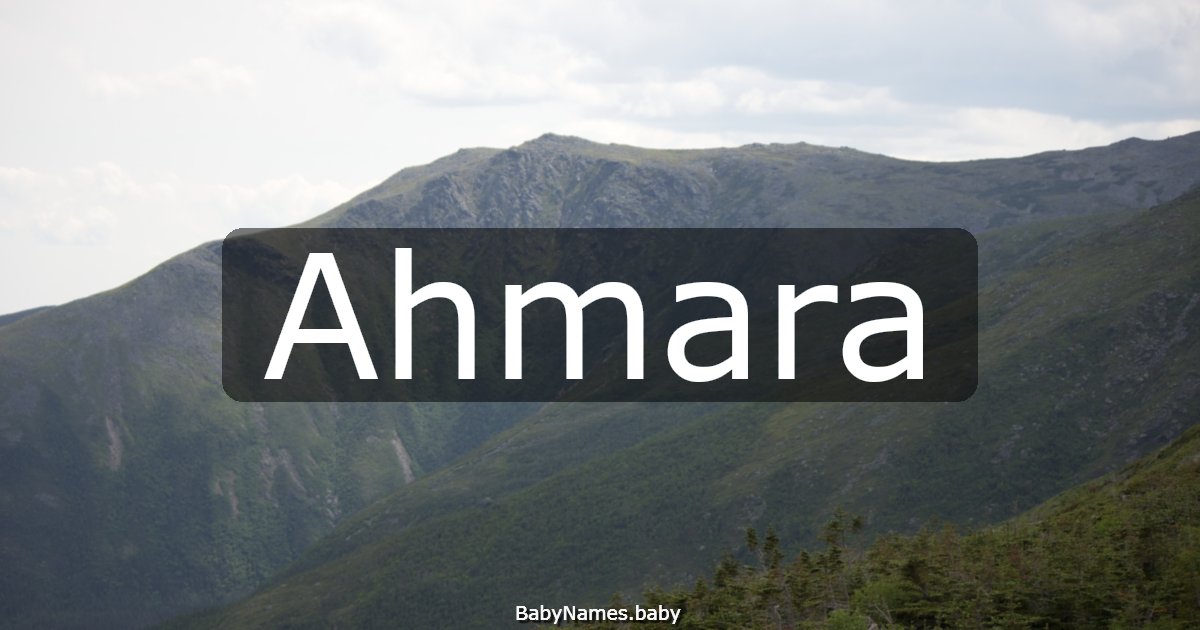 Ahmara