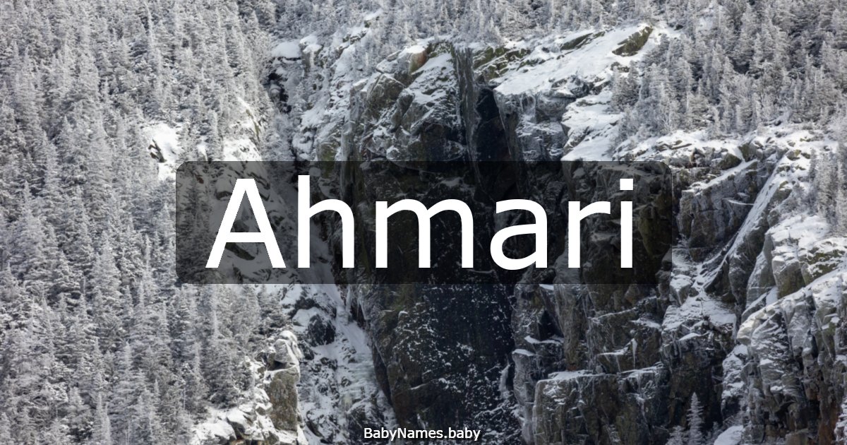 Ahmari