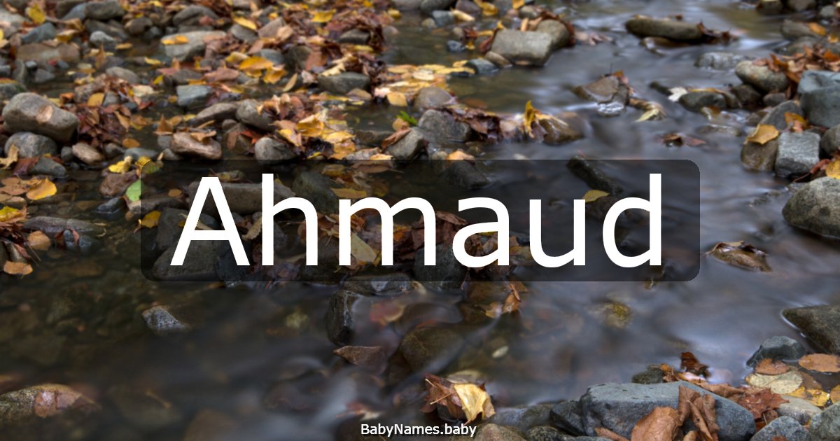 Ahmaud