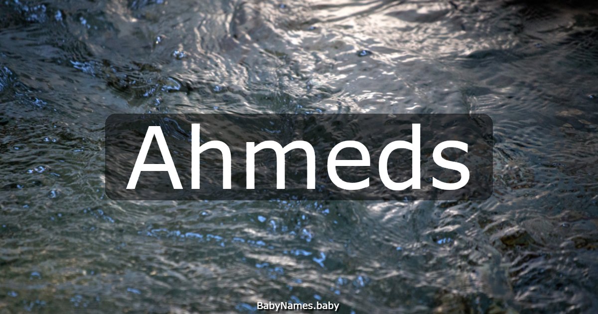 Ahmeds