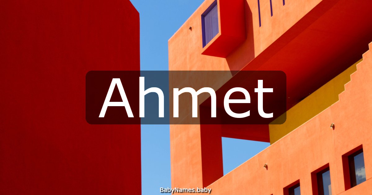 Ahmet