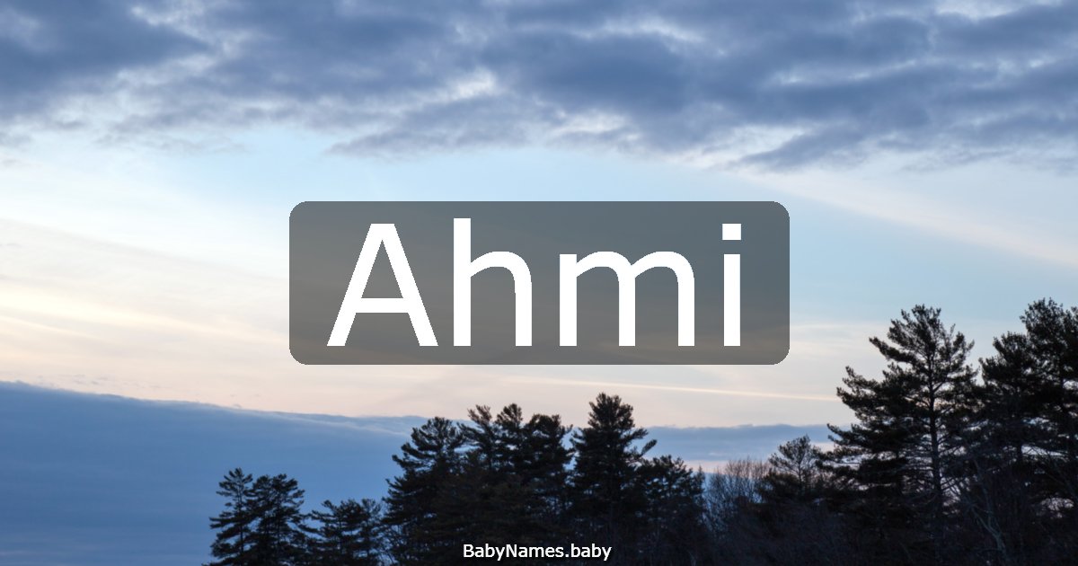 Ahmi