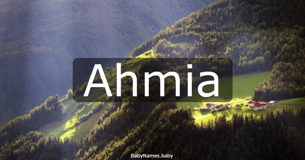 Ahmia