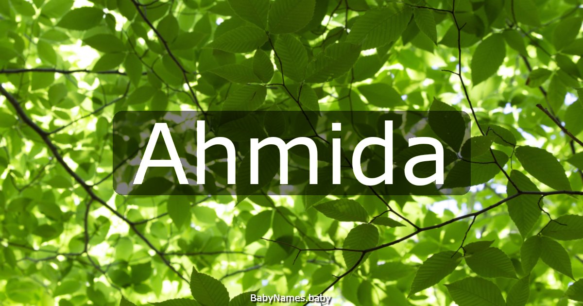 Ahmida