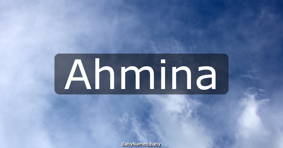 Ahmina