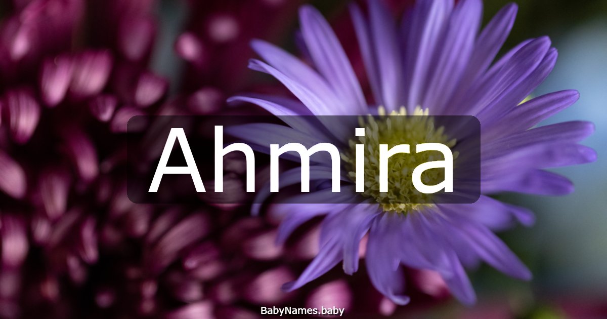 Ahmira