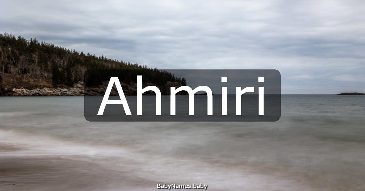Ahmiri
