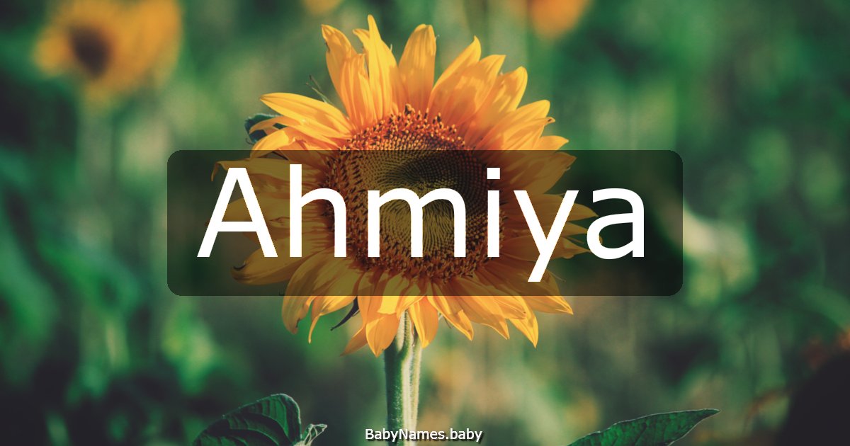 Ahmiya
