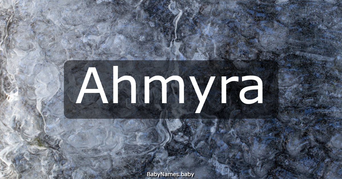 Ahmyra