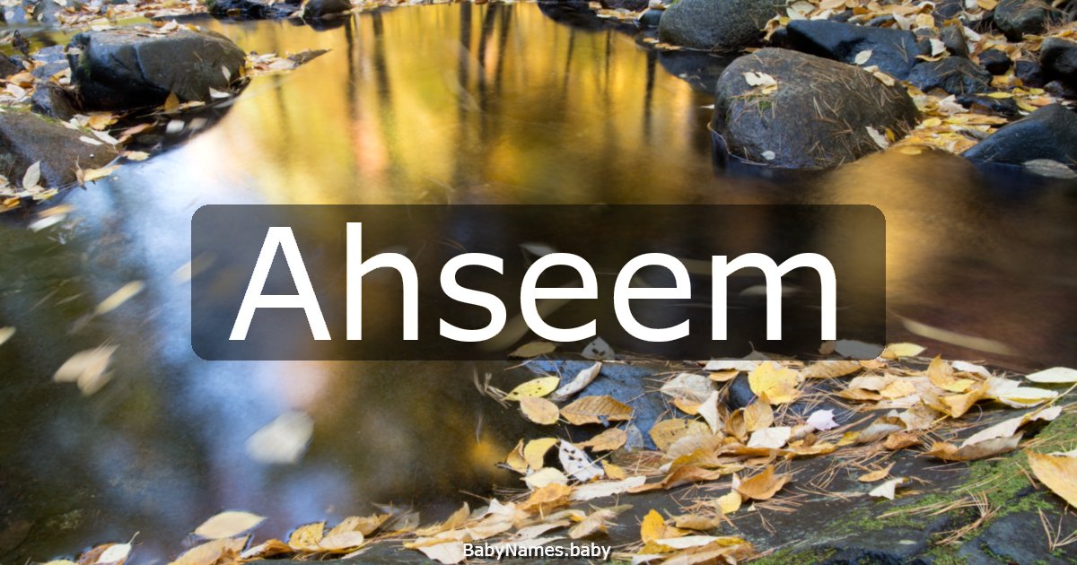 Ahseem