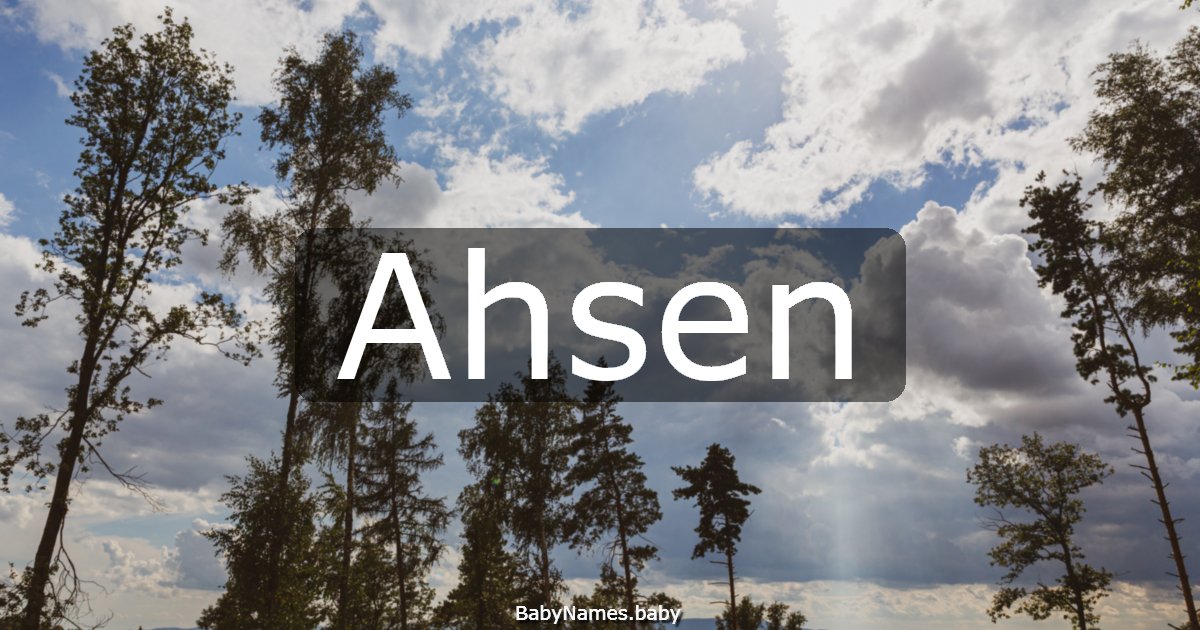 Ahsen