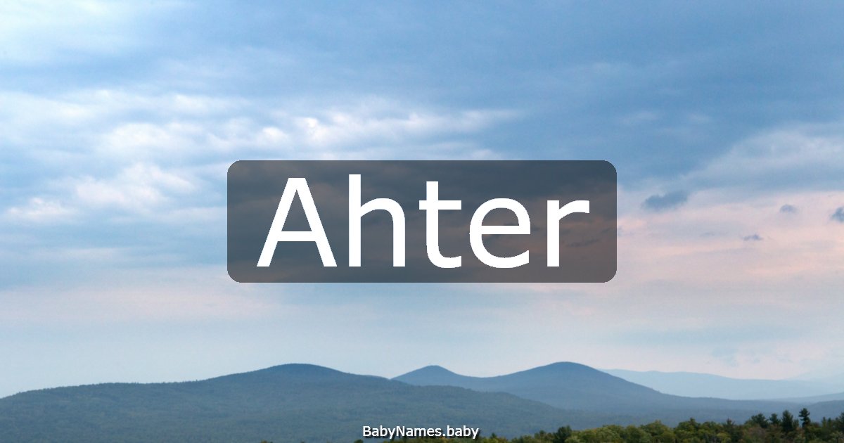 Ahter