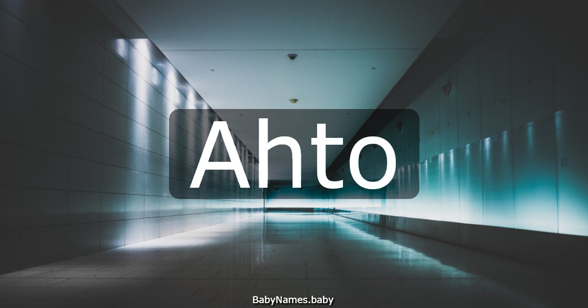 Ahto