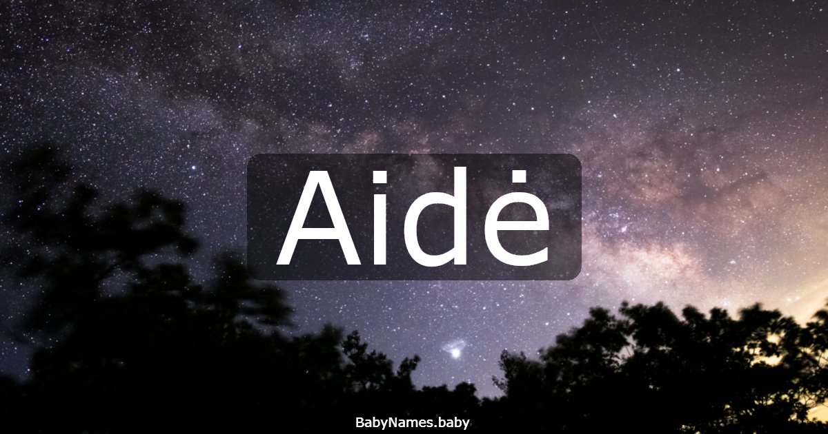 Aidė