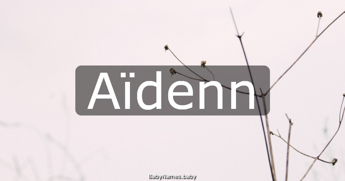 Aïdenn