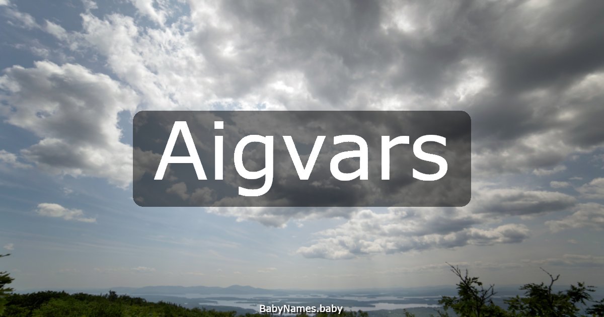 Aigvars