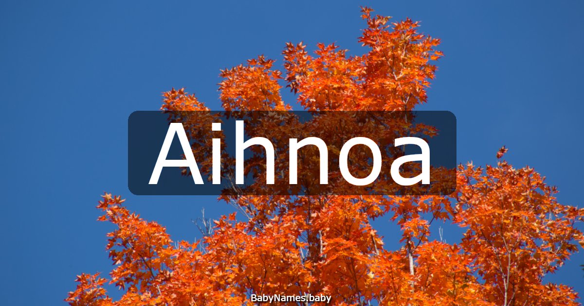 Aihnoa