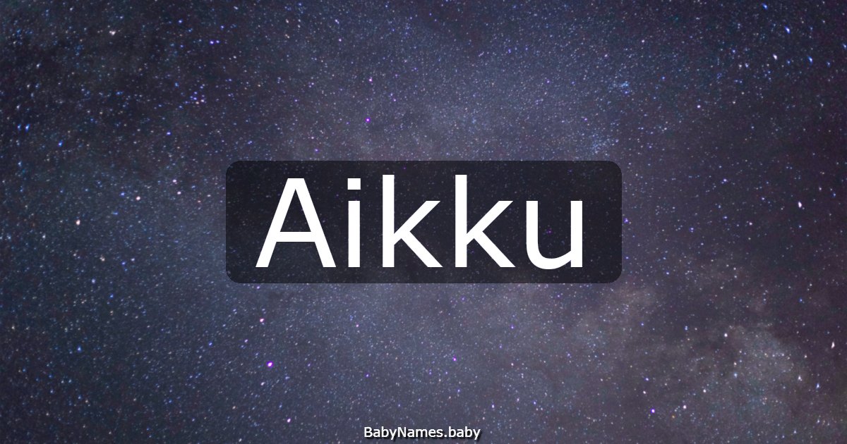 Aikku