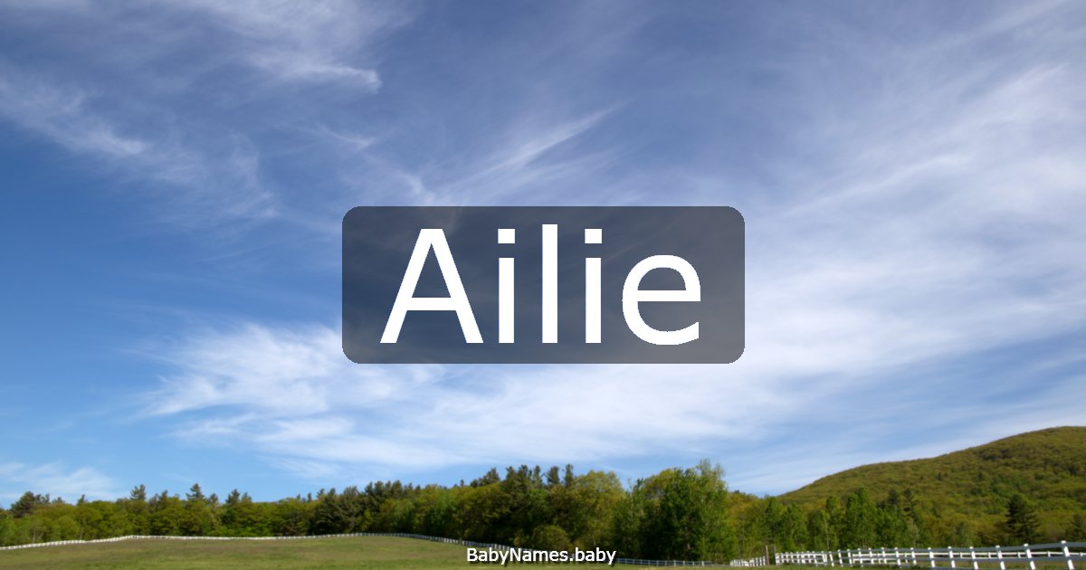Ailie