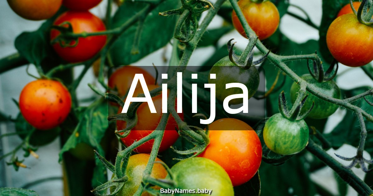 Ailija