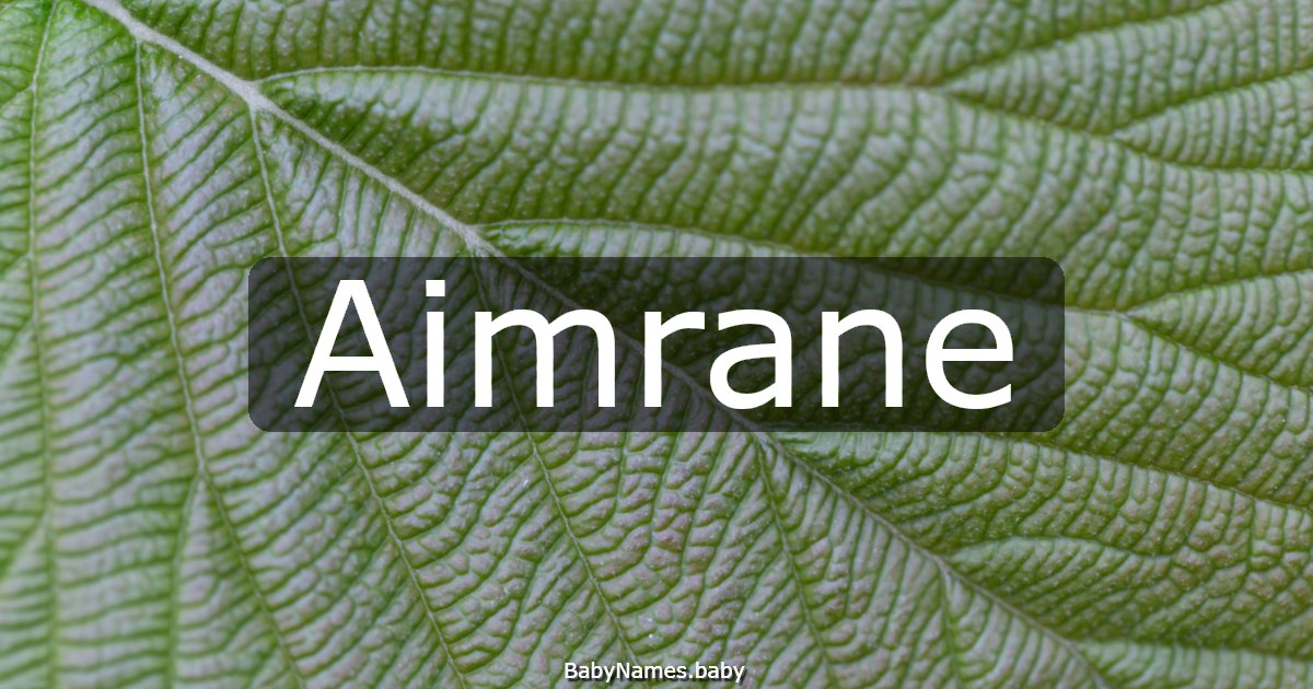 Aimrane