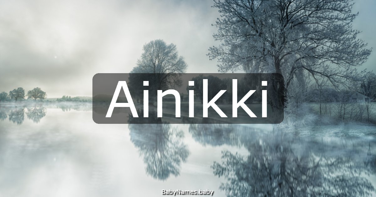 Ainikki