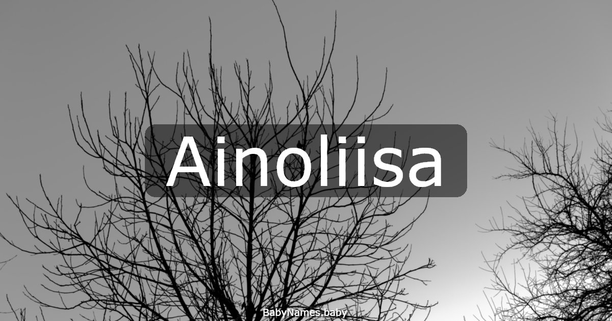 Ainoliisa