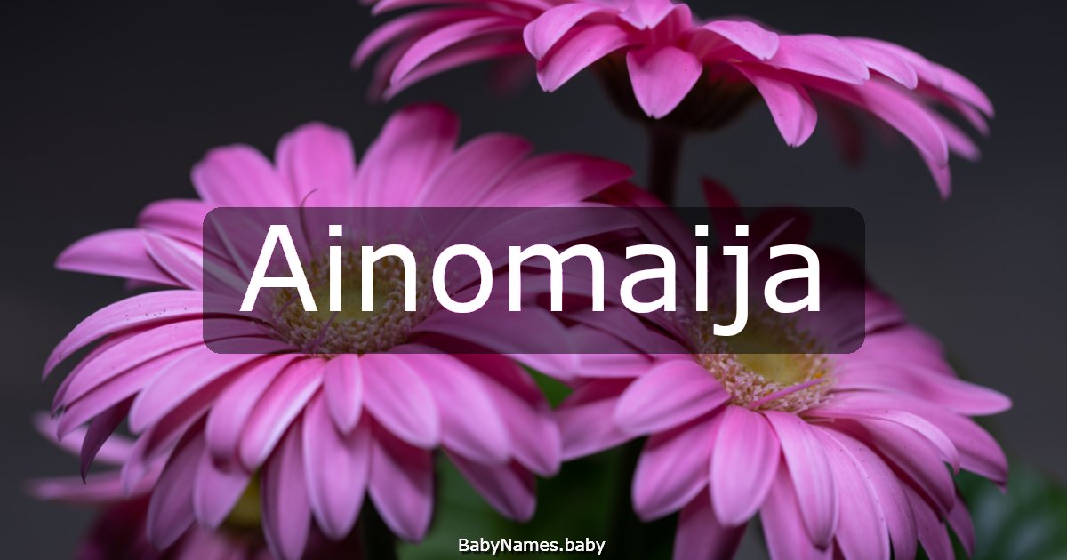 Ainomaija