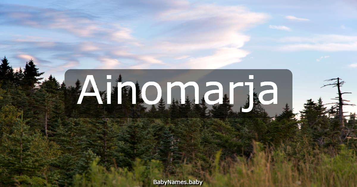 Ainomarja