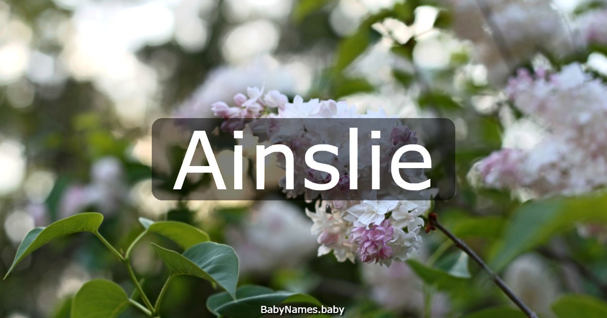 Ainslie